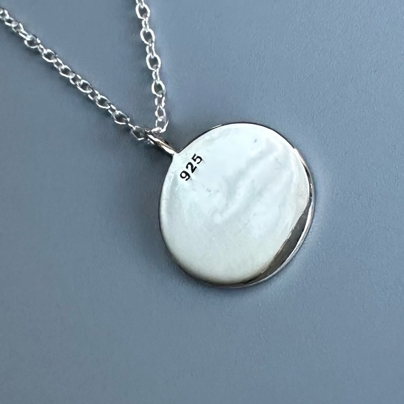 Sterling Silver Mountain Necklace - Picture 7 of 10